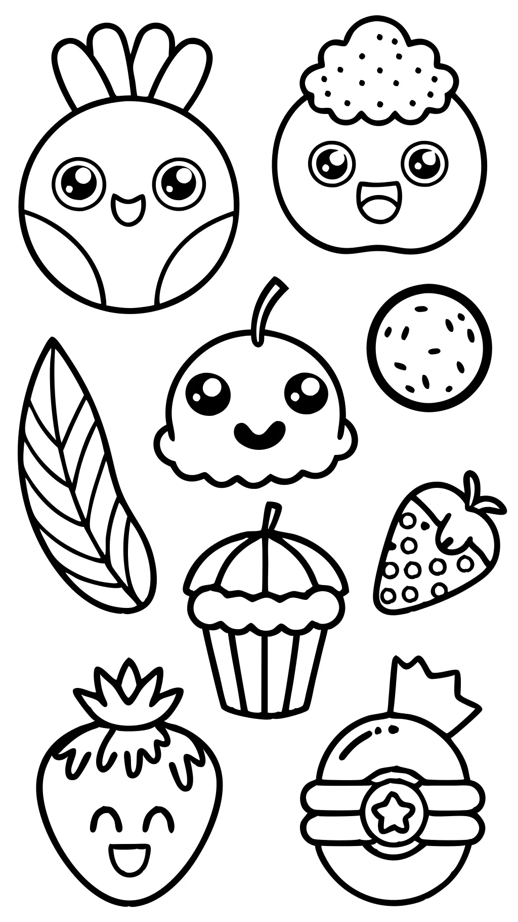 food coloring pages with faces